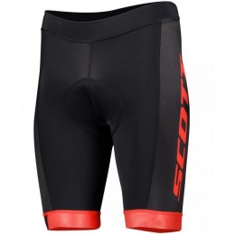 Wielerkleding Profteams 2020 SCOTT RC TEAM++ Fietsbroek Kortezwart/Rood