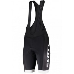 Wielerkleding Profteams 2020 SCOTT RC TEAM++ Koersbroek Korte Zwart/Wit