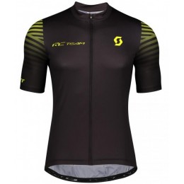 Wielerkleding Profteams 2020 SCOTT RC TEAM 10 Wielershirts Lange Mouw Zwart
