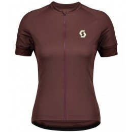 Wielerkleding Profteams 2020 Dames SCOTT ENDURANCE 10 Wielershirt Met Korte Mouwen Marrone
