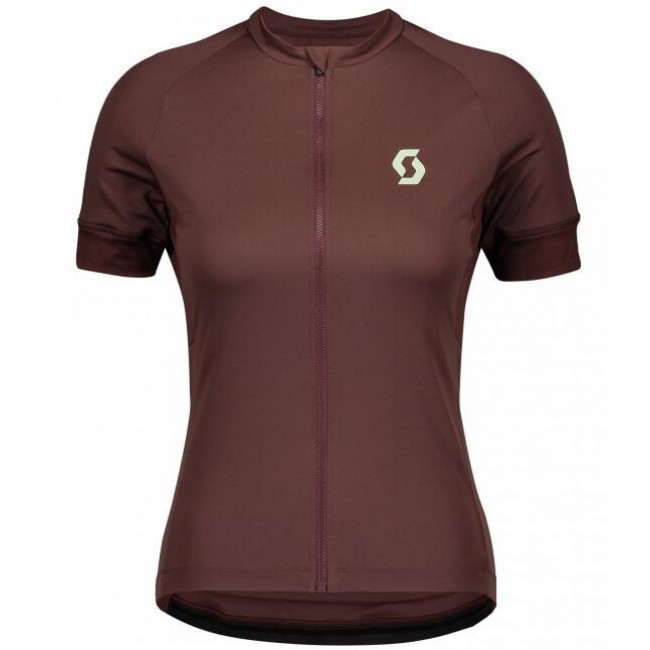 Wielerkleding Profteams 2020 Dames SCOTT ENDURANCE 10 Wielershirt Met Korte Mouwen Marrone Wielerkleding Profteams 2020 Dames SCOTT ENDURANCE 10 Wielershirt Met Korte Mouwen Marrone