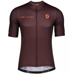 Wielerkleding Profteams 2020 SCOTT RC TEAM 10 Wielershirt Met Korte Mouwen Marrone