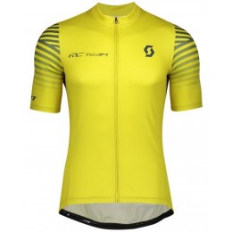 Wielerkleding Profteams 2020 SCOTT RC TEAM 10 Wielershirt Met Korte Mouwen Giallo
