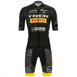 Wielerkleding Profteams 2020 TREK PIRELLI Set Fietskleding Set Wielershirt Korte Mouwen+Fietsbroek Korte Geel