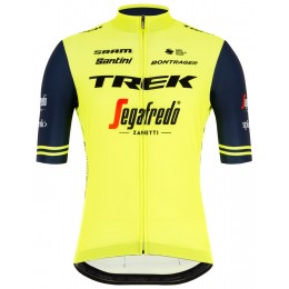 Wielerkleding Profteams 2020 TREK-SEGAFREDO Training Edition Wielershirt Met Korte Mouwen Langer Reißverschluss