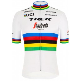 Wielerkleding Profteams 2020 TREK-SEGAFREDO Road Bike World Champion Wielershirt Met Korte Mouwen Langer Reißverschluss