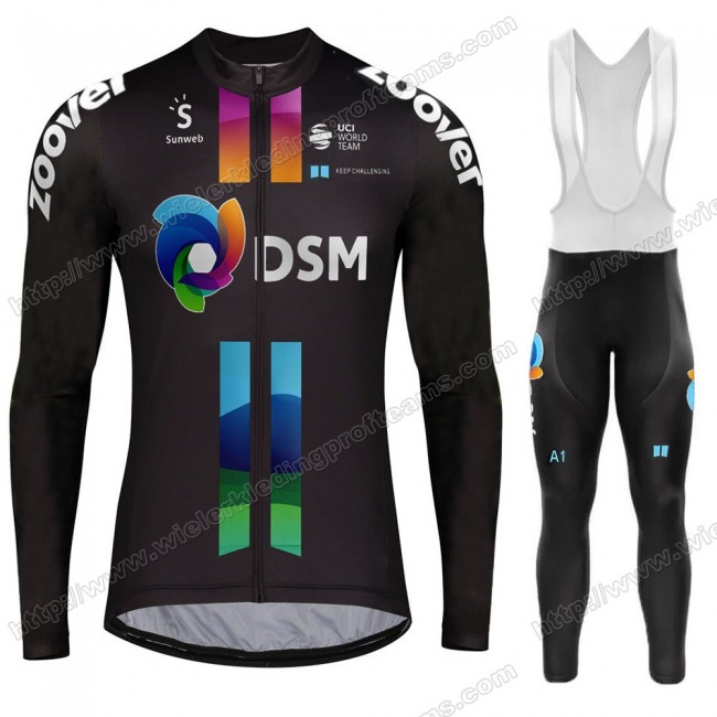 DSM Team Sunweb 2021 Fietskleding Set Wielershirts Lange Mouw+Lange Wielrenbroek Bib 08 LWLDF DSM Team Sunweb 2021 Fietskleding Set Wielershirts Lange Mouw+Lange Wielrenbroek Bib 08 LWLDF