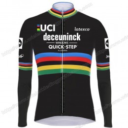 Deceuninck Quick Step 2020 UCI World Champion Wielershirts Lange Mouwen MRBVF