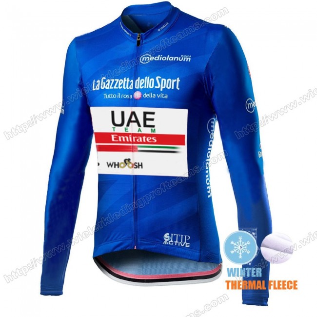 Winter Thermal Fleece Men Giro D'italia Uae Emirates 2021 Wielershirts Lange Mouwen KXBMX Winter Thermal Fleece Men Giro D'italia Uae Emirates 2021 Wielershirts Lange Mouwen KXBMX