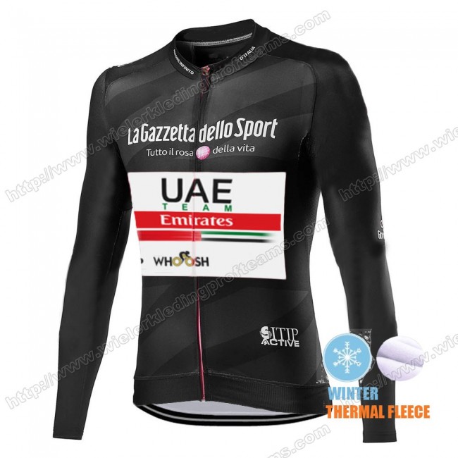 Winter Thermal Fleece Men Giro D'italia Uae Emirates 2021 Wielershirts Lange Mouwen PVXMM Winter Thermal Fleece Men Giro D'italia Uae Emirates 2021 Wielershirts Lange Mouwen PVXMM