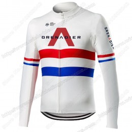 Team INEOS Grenadier 2020 Wielershirts Lange Mouwen ZZQHY