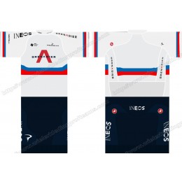 Team INEOS Grenadier 2020 UCI World Champion Wielerkleding Set Wielershirts Korte+ Wielrenbroek QJMMV