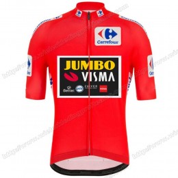 Jumvo Visma Spanish Pro 2021 Team Fietsshirts Korte Mouws PXQUT