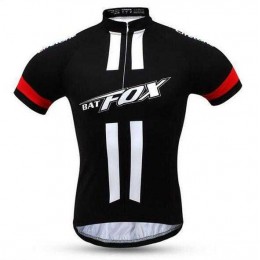 2016 BAT FOX Wielershirt Korte Mouw Rood Zwart