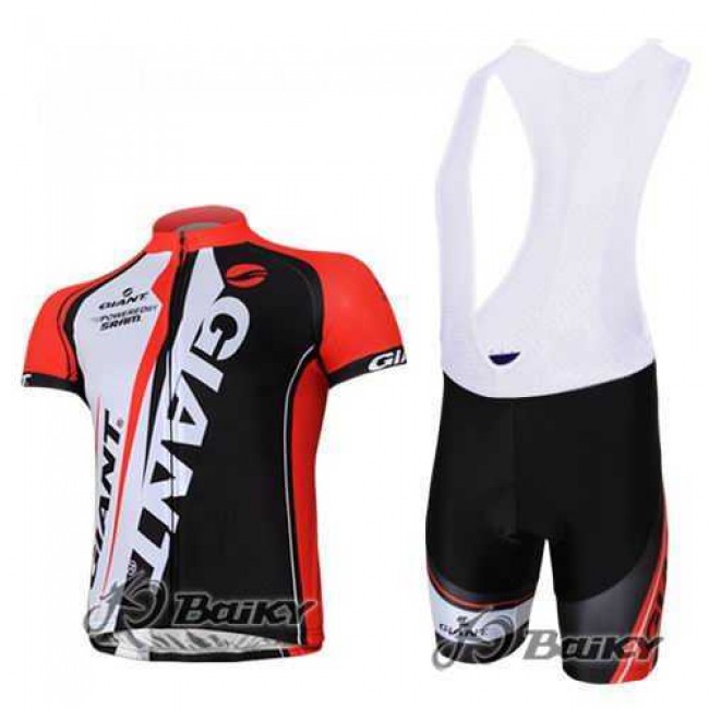 Giant Sram Pro Team Fietskleding Set Fietsshirt Met Korte Mouwen+Korte Koersbroek Rood Wit Zwart Giant Sram Pro Team Fietskleding Set Fietsshirt Met Korte Mouwen+Korte Koersbroek Rood Wit Zwart