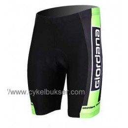 Teams Giordana Korte Fietsbroeken Zwart Groen