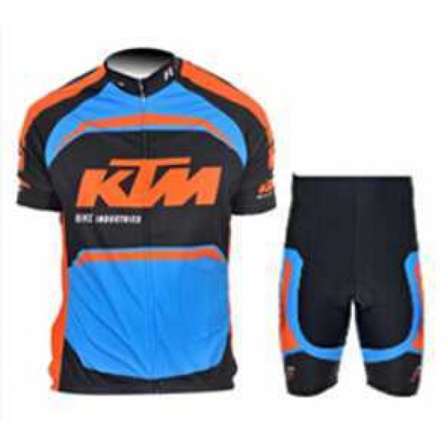2015 KTM Pro Team Blauw Zwart Wielershirt Korte Mouwen+Fietsbroek 2015 KTM Pro Team Blauw Zwart Wielershirt Korte Mouwen+Fietsbroek