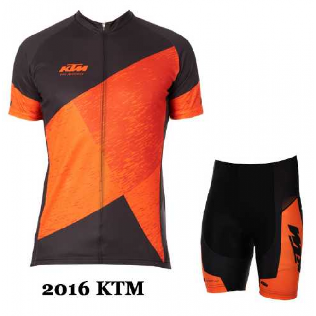 2016 KTM Fietskleding Wielershirt Korte Mouw+Korte Fietsbroeken Oranje 06 2016 KTM Fietskleding Wielershirt Korte Mouw+Korte Fietsbroeken Oranje 06