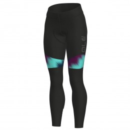 Dames Ale Solid Pulse-Viola Lange Fietsbroeken Bib