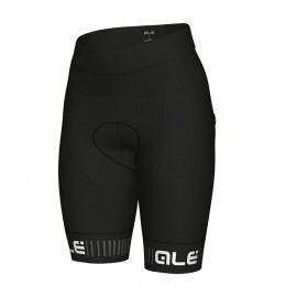 Dames Ale Solid Traguardo-Wit Korte Fietsbroeken