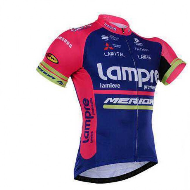 2016 Lampre Merida Wielershirt Met Korte Mouwen 2016 Lampre Merida Wielershirt Met Korte Mouwen