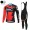 BMC Racing Team 2018 Winter Fietskleding Wielershirt Lange Mouw+Lange Fietsbroeken Bib