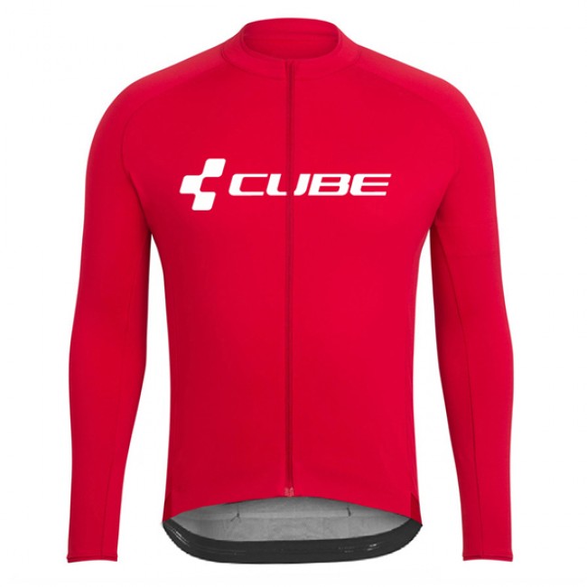 2018 Cube Rood Wielershirt Lange Mouw 2018 Cube Rood Wielershirt Lange Mouw