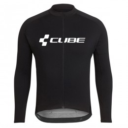 2018 Cube Zwart Wielershirt Lange Mouw