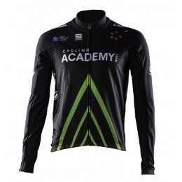 ISRAEL CYCLING ACADEMY Zwart Wielershirt Lange Mouw