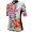 Alka Advanced Flower Dames Wit Wielershirt Korte Mouw