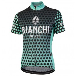 Bianchi Milano Gravina Blue Dames Wielershirt Korte Mouwen