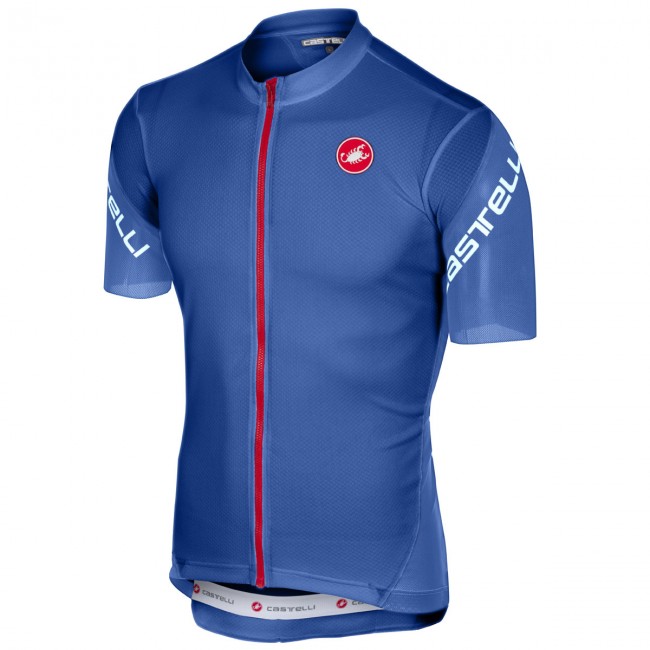Castelli Entrata 3 Blauw Wielershirt Korte Mouw Castelli Entrata 3 Blauw Wielershirt Korte Mouw