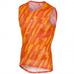 Castelli Pro Mesh-Orange Wielershirt Mouwloze