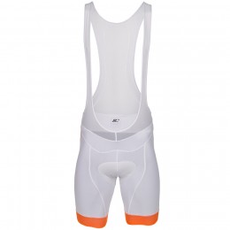 Cipollini Easy Wit Oranje Korte Fietsbroeken Bib