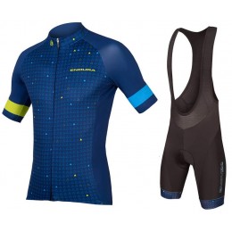ENDURA Graphics Triangulate Fietskleding Set Wielershirt Korte Mouw+Korte Fietsbroeken Bib
