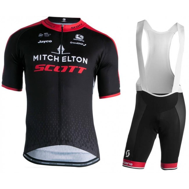 MITCHELTON- SCOTT La Vuelta Winner 2018 Fietskleding Set Wielershirt Korte Mouw+Korte Fietsbroeken Bib MITCHELTON- SCOTT La Vuelta Winner 2018 Fietskleding Set Wielershirt Korte Mouw+Korte Fietsbroeken Bib