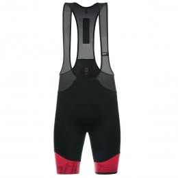 Santini Sleek 99 Rood Korte Fietsbroeken Bib