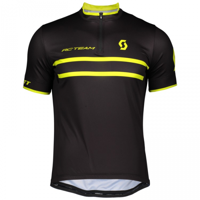 SCOTT RC TEAM 20 Wielershirt Korte Mouw Black/Sulphur Yellow SCOTT RC TEAM 20 Wielershirt Korte Mouw Black/Sulphur Yellow
