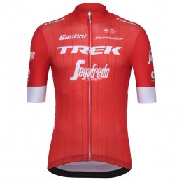 Trek Segafredo 2018 Rood Wielershirt Korte Mouwen
