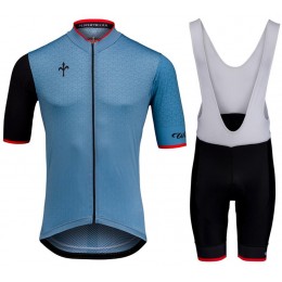 Wilier GRINTA Blauw Fietskleding Set Wielershirt Korte Mouw+Korte Fietsbroeken Bib