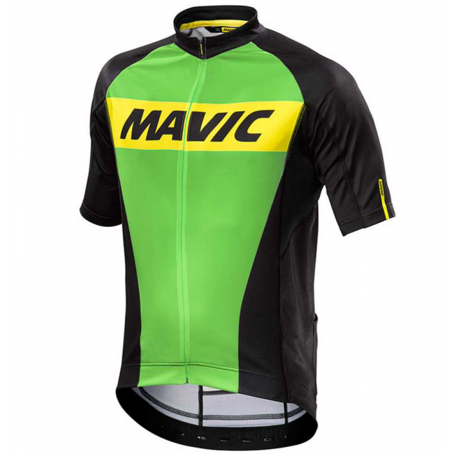 2016 Mavic Wielershirt Met Korte Mouwen Groen 2016 Mavic Wielershirt Met Korte Mouwen Groen