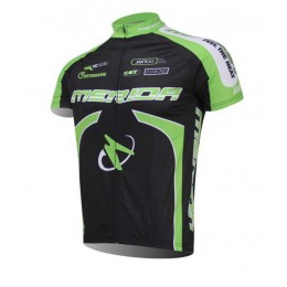 Merida 2014 Wielershirt Met Korte Mouwen Zwart Groen