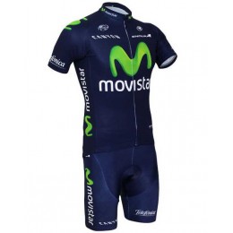 2015 Movistar Fiskleding Fisshirt Korte+Korte Fisbroeken