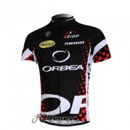 Orbea Pro Team Wielershirt Met Korte Mouwen Zwart Blauw