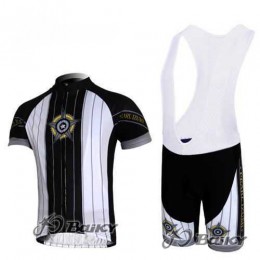 Pearl Izumi Pro Team Fietskleding Set Fietsshirt Met Korte Mouwen+Korte Koersbroek Wit Zwart