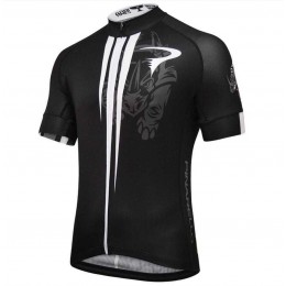 2016 Pinarello Rhino Corsa Wielershirt Korte Mouw Zwart Wit