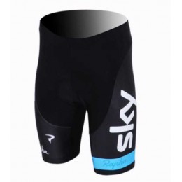 Teams Sky Korte Fietsbroeken Zwart Blauw 2013