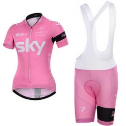 2015 Sky Dames Fietskleding Set Fietsshirt Met Korte Mouwen+Korte Koersbroek