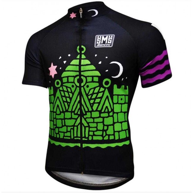 2016 Wielershirt Met Korte Mouwen Groen Zwart 2016 Wielershirt Met Korte Mouwen Groen Zwart