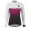 2016-2017 Nalini Wielershirt Lange Mouw Purper Zwart Wit Dames